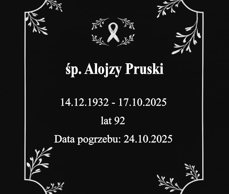 śp. Alojzy Pruski